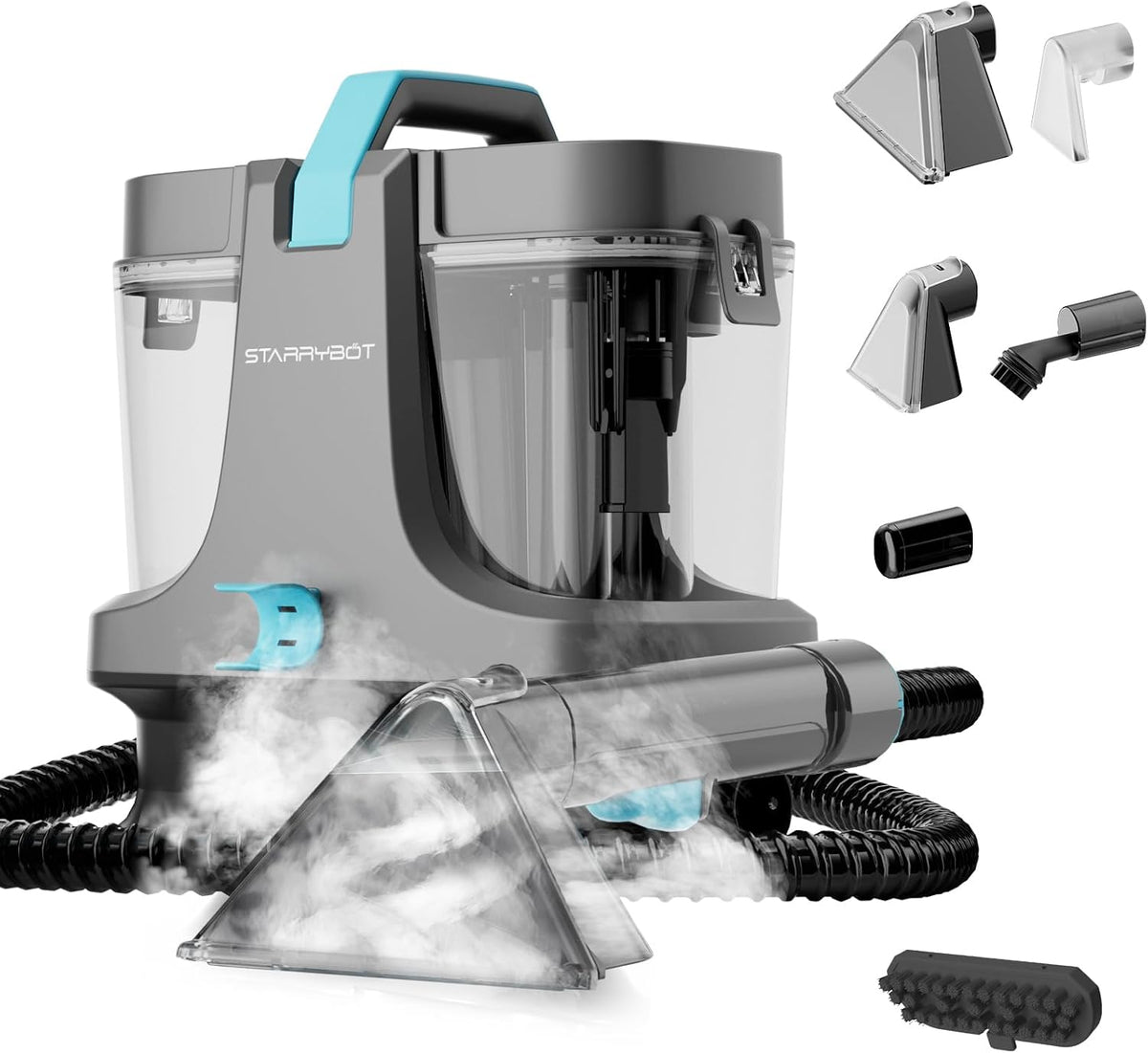 NEW Starrybot Portable Carpet Cleaner with Steam, 18Kpa Spot Cleaner-C-AC2502