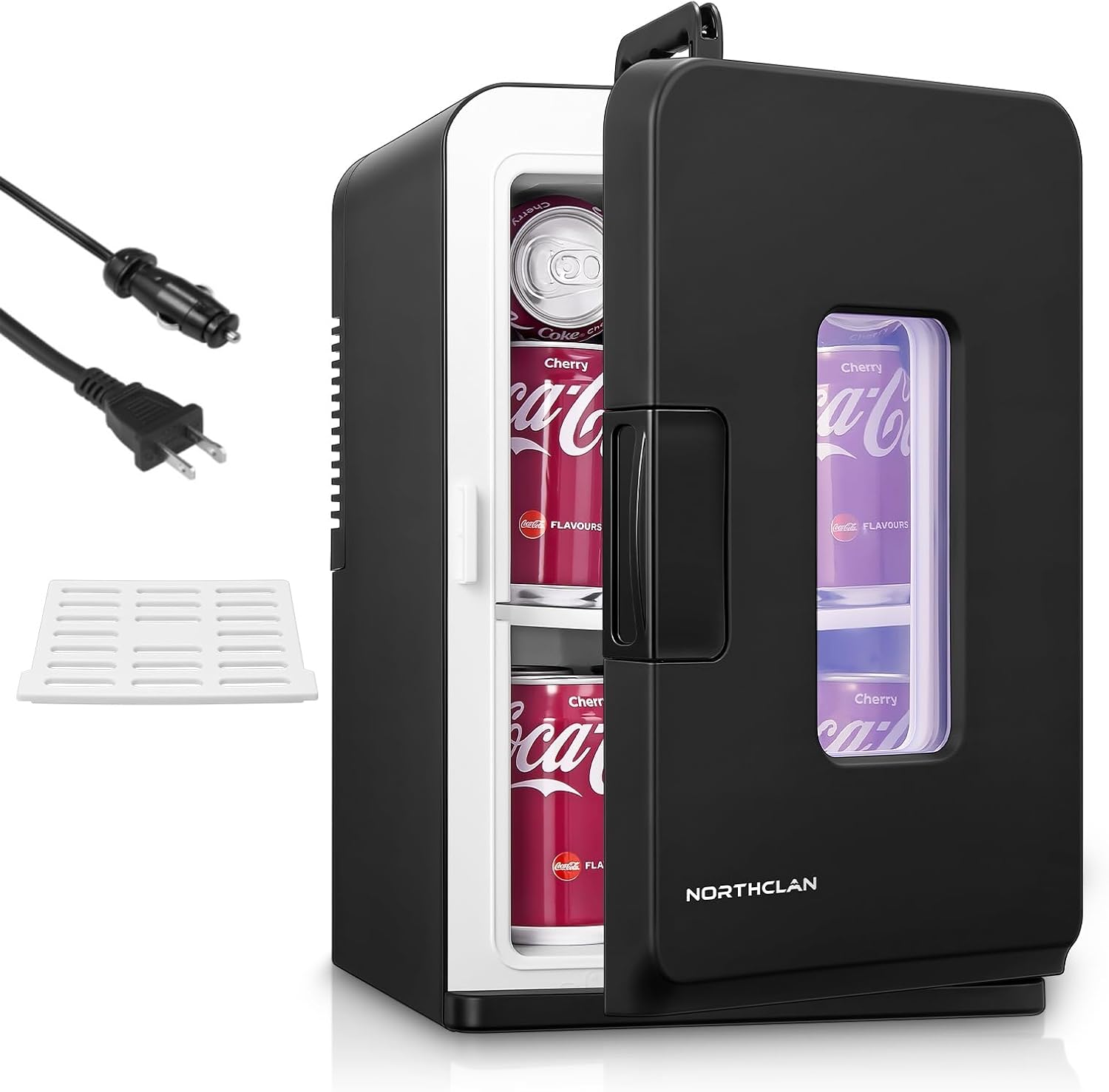 NEW/OPEN BOX NORTHCLAN Mini Fridge for Bedroom, 15 Litre/21 Cans Portable Mini Refrigerator