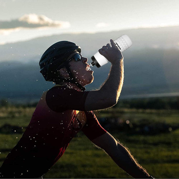 GEMFUL Cycling Water Bottle BPA Free 750ml Plastic Squeeze Bottle Leak Proof Drink Bottles Lightweight for Bike Bicycle Sports Gym 2 Pack