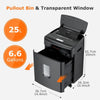 DEMO Bonsaii 120-Sheet Auto Feed Paper Shredder for Office, Heavy Duty Micro Cut-C233-B