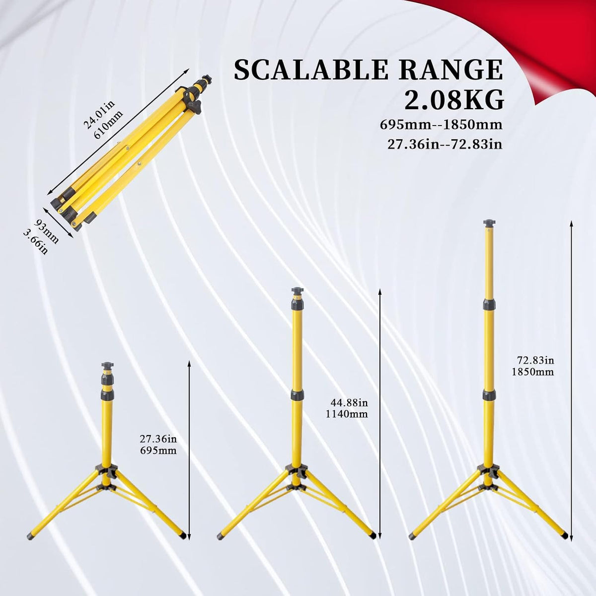 OPEN BOX Solary Paint Drying Lamp, Height Adjustable Model B1M11