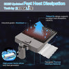 Hyperlite LED Parking Lot Light - Zeus Series, 22500lumens, 5000K, 120-277V, Dusk to Dawn