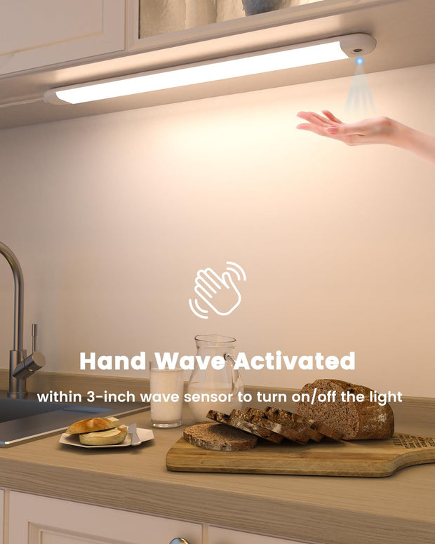 NEW MYPLUS 16" Hand Wave Under Cabinet Lights with 5 Color Temperature, Model GG201