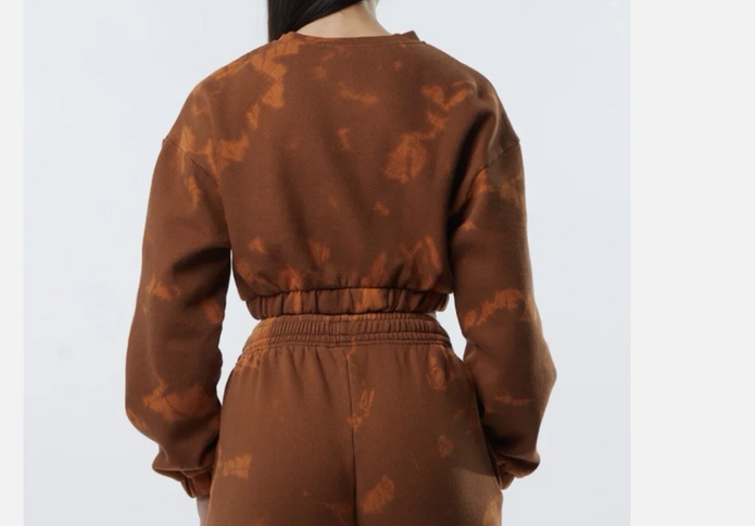 New ALPHALETE Women’s Washed Oversized Sweater- Penny  Size XXL (240407)