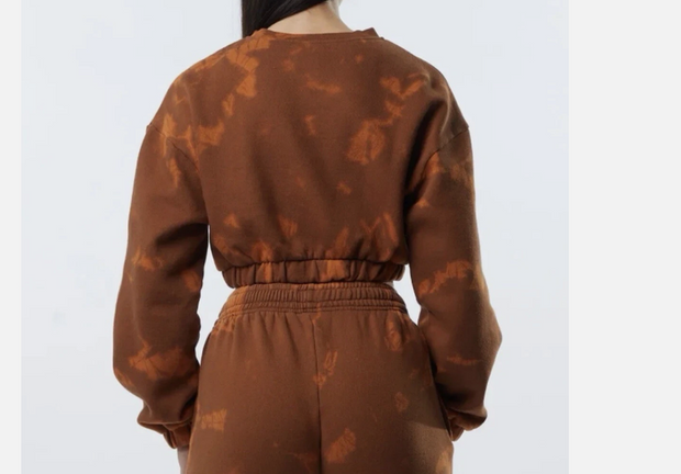 New ALPHALETE Women’s Washed Oversized Sweater- Penny  Size XXL (240407)