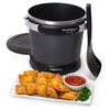 OPEN BOX /UNUSED Presto 05411 GranPappy Electric Deep Fryer, Ceramic Nonstick, Handy Scoop, Black