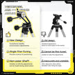 OPEN BOX Telescope, 90mm Aperture 700mm for Adults Astronomy, Vertisteel AZ Mount with Slow-Motion Control Carry Bag - Black