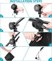 Neewer 3 Packs LED Softbox Lighting Kit: 20x27 inches Softbox, 45W Dimmable LED Light Head