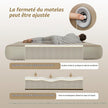 Naturehike Inflatable Mattress with Matte Surface and Built-in Pump 205 x 155 x 30 cm (for 2 People)