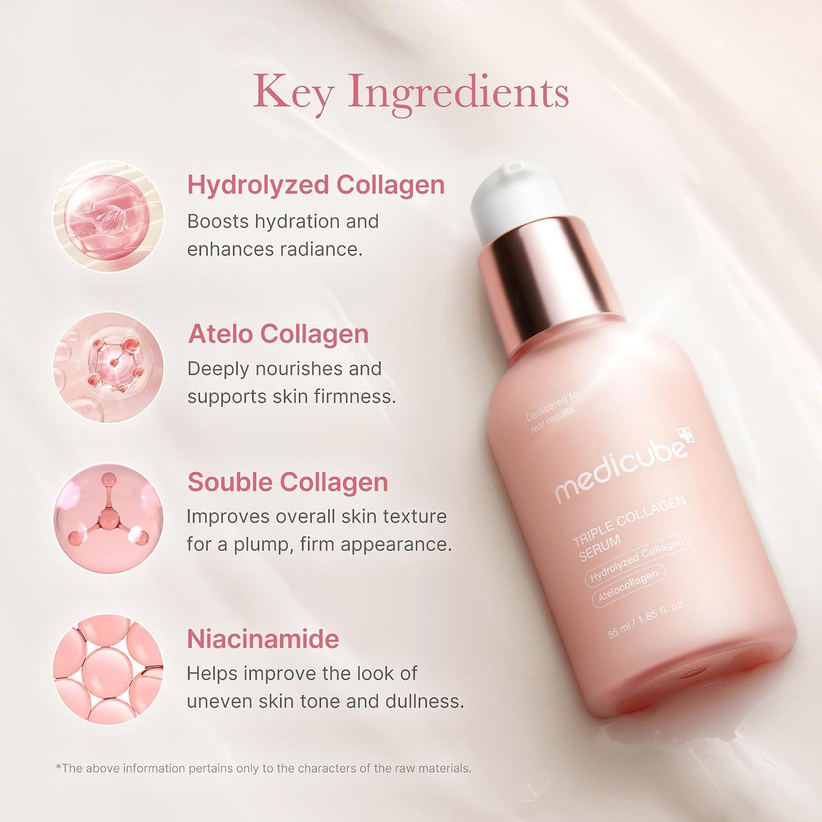 Medicube Triple Collagen Serum, Lightweight Serum for Firming & Anti-Aging 55ML