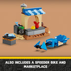LEGO Star Wars: Young Jedi Adventures The Crimson Firehawk, Kids’ Starter Set(75384)