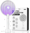 LiBa Electric Fly Swatter, 4000V 2-in-1 Mosquito Killer Lamp, USB Rechargeable with 5-Layer