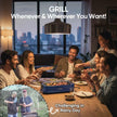 NEW CUSIMAX Indoor  Electric Smokeless Grill Portable Korean BBQ Grill, Single Plate, Blue ,CMRG-200