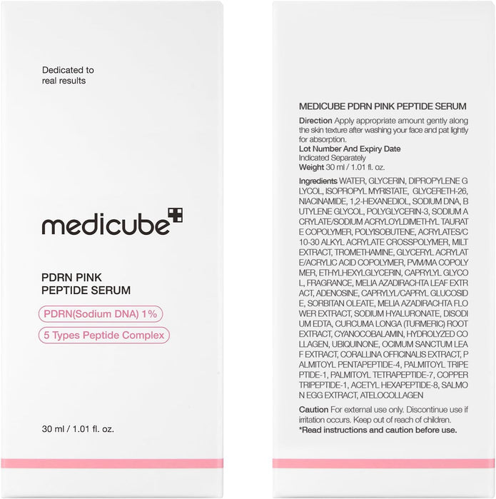 medicube PDRN Pink Peptide Serum, Pink glow serum 30ML