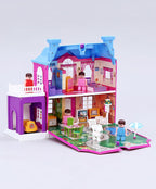 Toyzone Dream Palace Doll House(40 Pcs) Girls Doll House|Play Set with Accessories