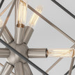 New Artika Modern Mid Century Chandelier Farmhouse Black and Silver
