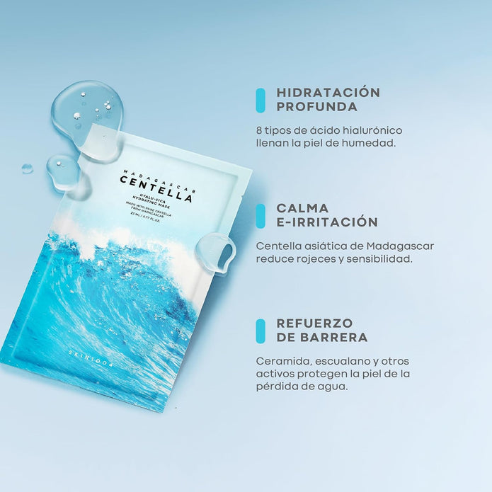 SKIN1004 Madagascar Centella Hyalu-Cica Hydrating Mask, 23ml