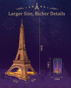 Rolife 3D Wooden Puzzles Night of the Eiffel Tower (TGL01)