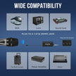 NEWBAXS Wireless Microphones,Dual Karaoke Microphone System Micro Matte Gray