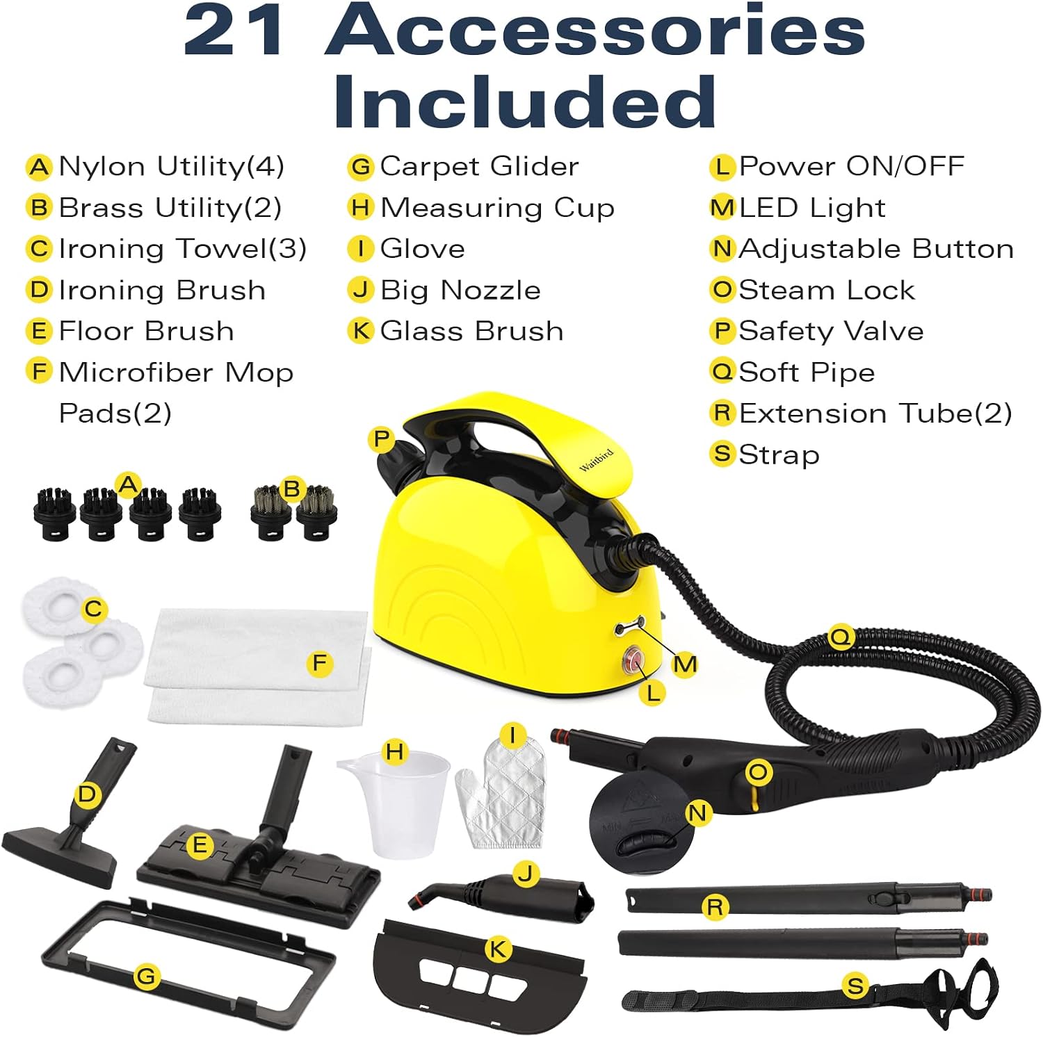 DEMO Waitbird Multi-function Steam Cleaner CB-03A