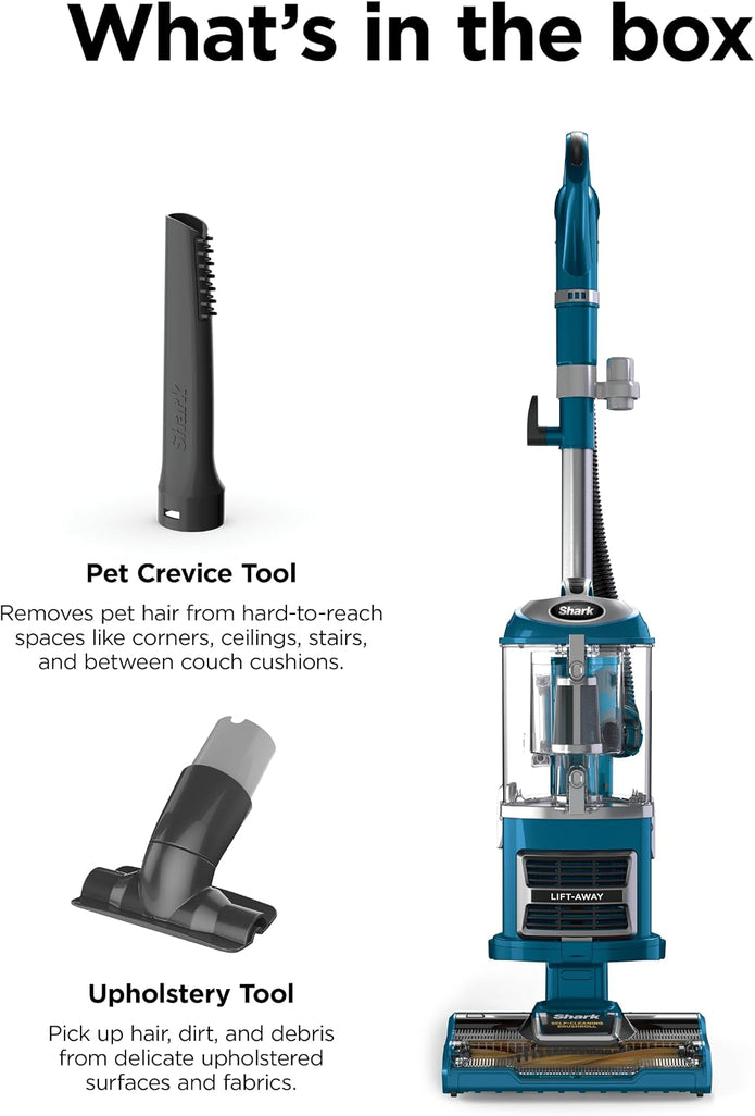 DEMO/ LIKE NEW Shark Navigator Lift-Away Vacuum, Self-Cleaning, HEPA, Teal, ZU503AMZ