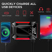 Car Jump Starter, 4000A Peak Car Battery Charger with Air Compressor, 12V Jump Box