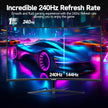 OPEN BOX Gawfolk Curved 32 inch Gaming Monitor 240Hz PC Screen Full HD 1080P-GF320C