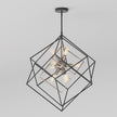 New Artika Modern Mid Century Chandelier Farmhouse Black and Silver