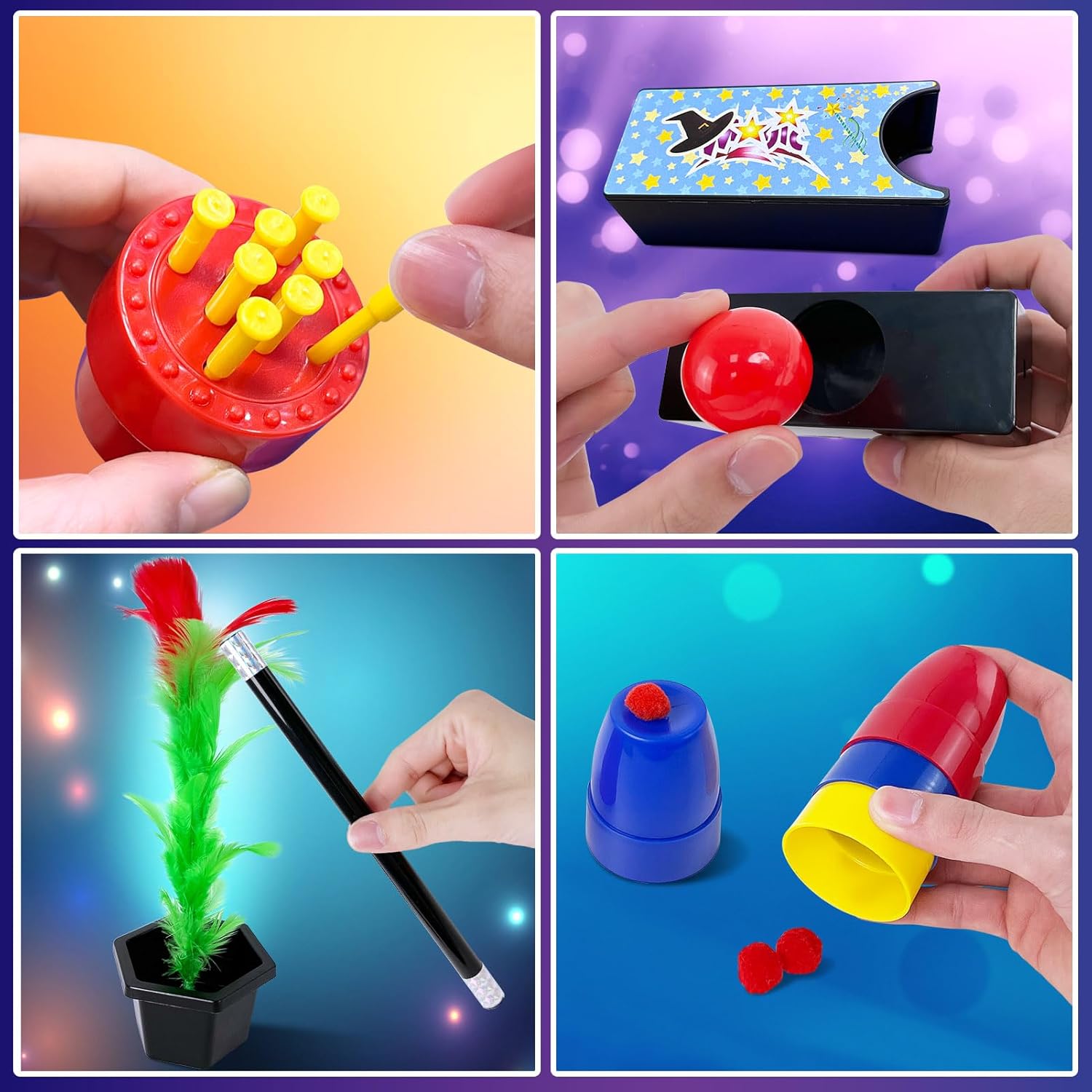 Heyzeibo Magic Kit - 60+ Magic Tricks for Kids