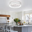 New 20 inch Ceiling Fan with Modern LED Light and Remote Control with 6 Speeds