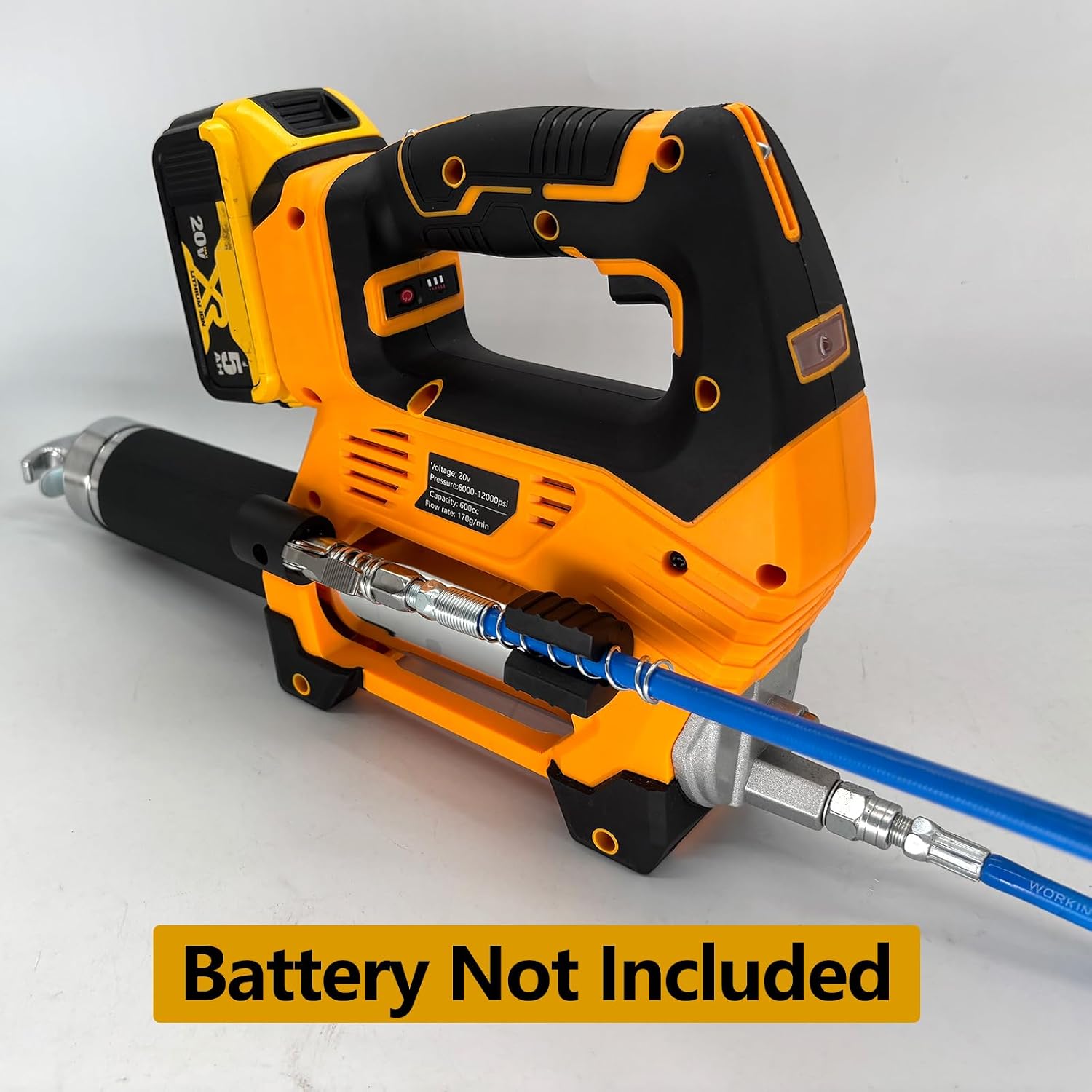NEW IRONFACE Electric Grease pump for Dewalt 20V Battery ,Cordless (No Battery, Tool Only))