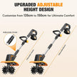 USED SOARFLY Cordless Tiller Cultivator for Gardening, Dual 2.0Ah Batteries -TC-01