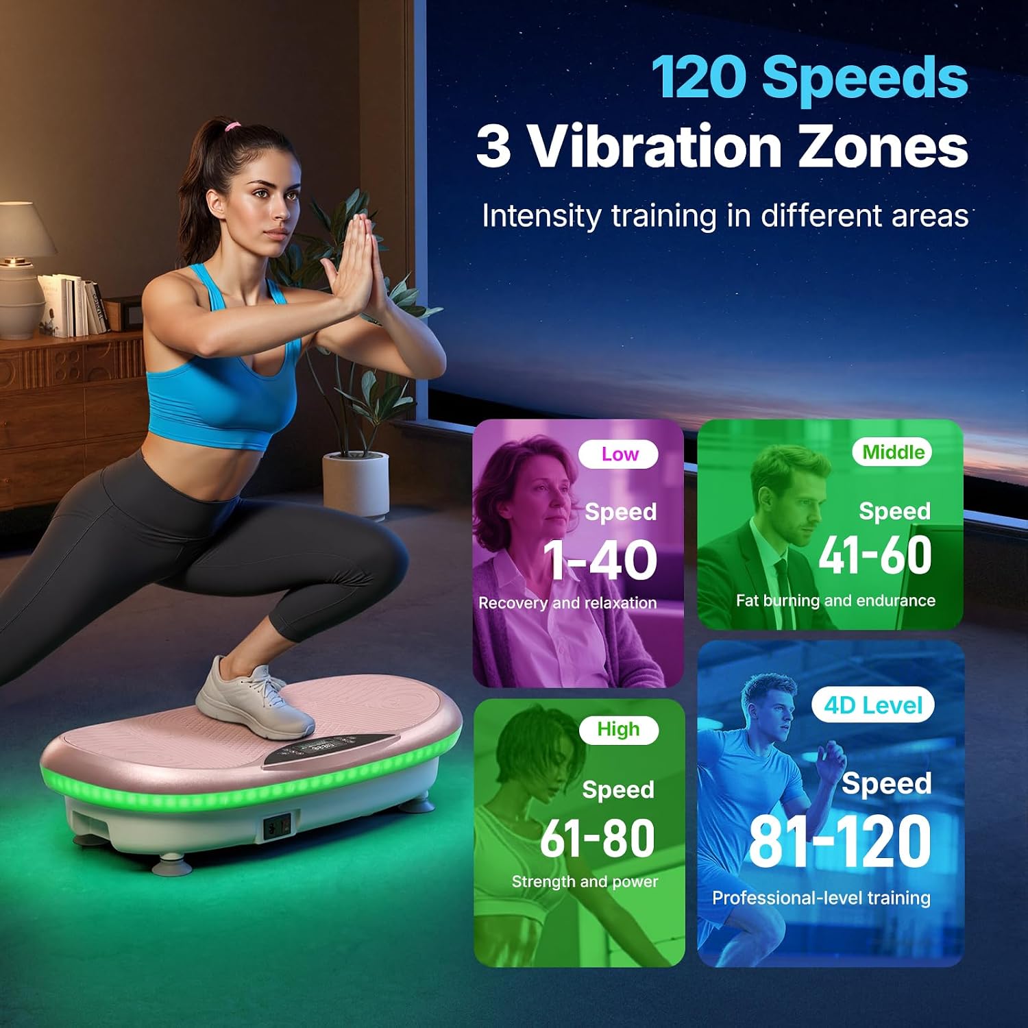 DEMO Merach MR-2515  4D Vibration Plate Exercise Machine