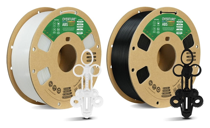 Case of 10 KG OVERTURE ABS Filament 1.75mm, High Strength; Heat-Resistant 3D Printer Filament