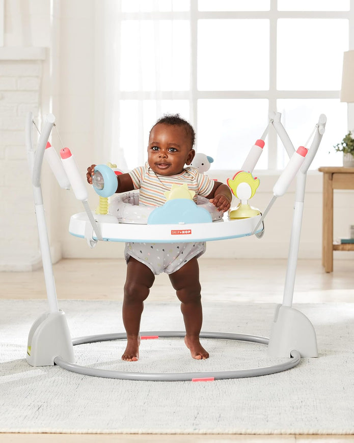 Skip Hop Baby Silver Lining Cloud Play  Fold Activity Center Jumper, 4M+
