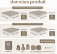 Naturehike Inflatable Mattress with Matte Surface and Built-in Pump 205 x 155 x 30 cm (for 2 People)