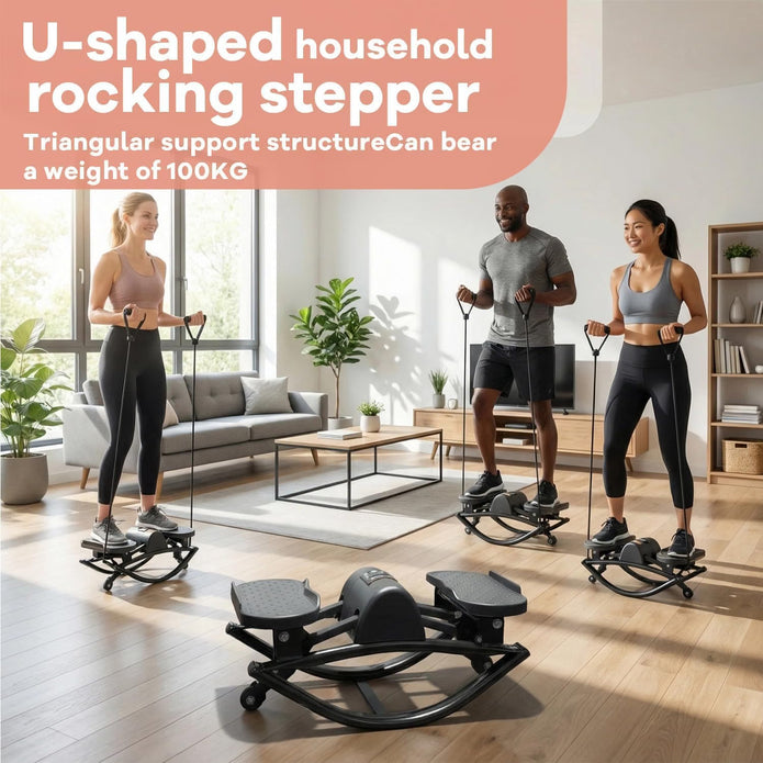 NEW Rock Stepper for Exercise at Home, Lateral Rocking Stepper