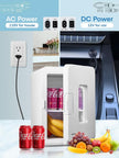 NEW/OPEN BOX NORTHCLAN Mini Fridge for Bedroom, 15 Litre/21 Cans Portable Mini Refrigerator