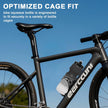 GEMFUL Bike Cycling Water Bottle BPA Free Squeeze Bottles Leak Proof for Road Mountain Bicycle Gym Workout (Gradient Black White)