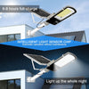 New Baiston Solar Street Lights Outdoor：2 Pack, 6000LM High Brightness LED-BAISTON-JD-2