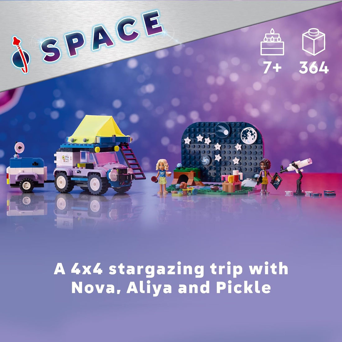 LEGO Friends Stargazing Camping Vehicle Adventure Toy(42603)