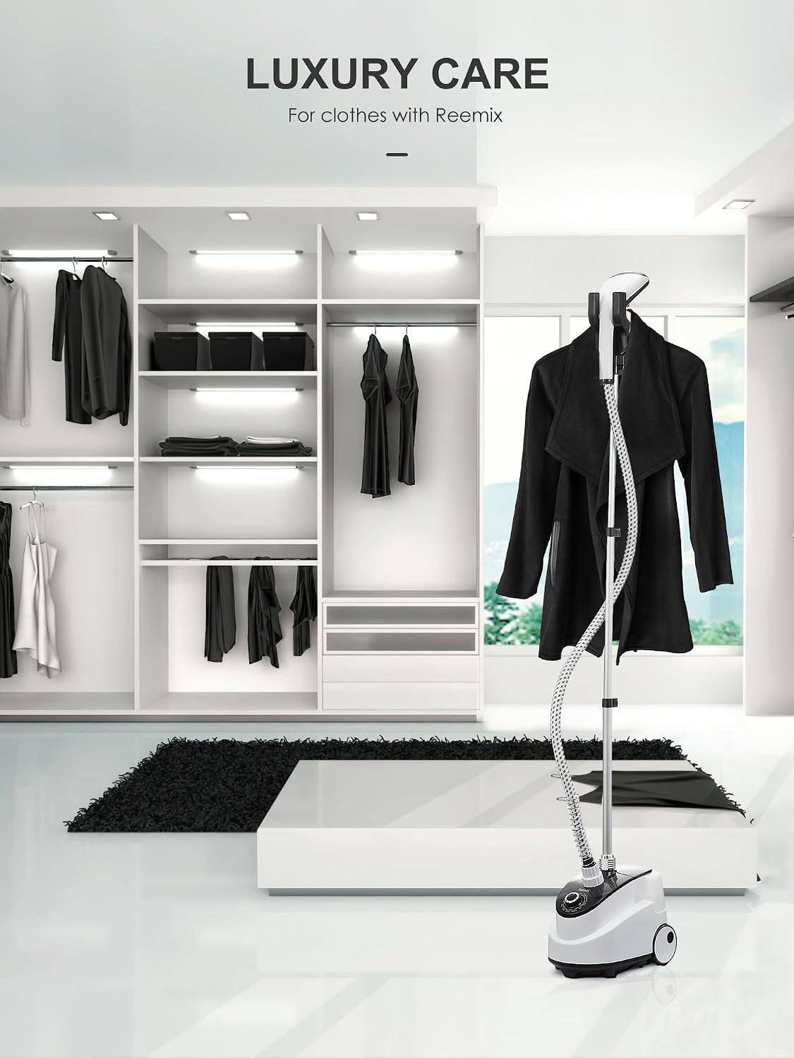 DEMO MODEL Reemix Standing Professional Steamer for Clothes