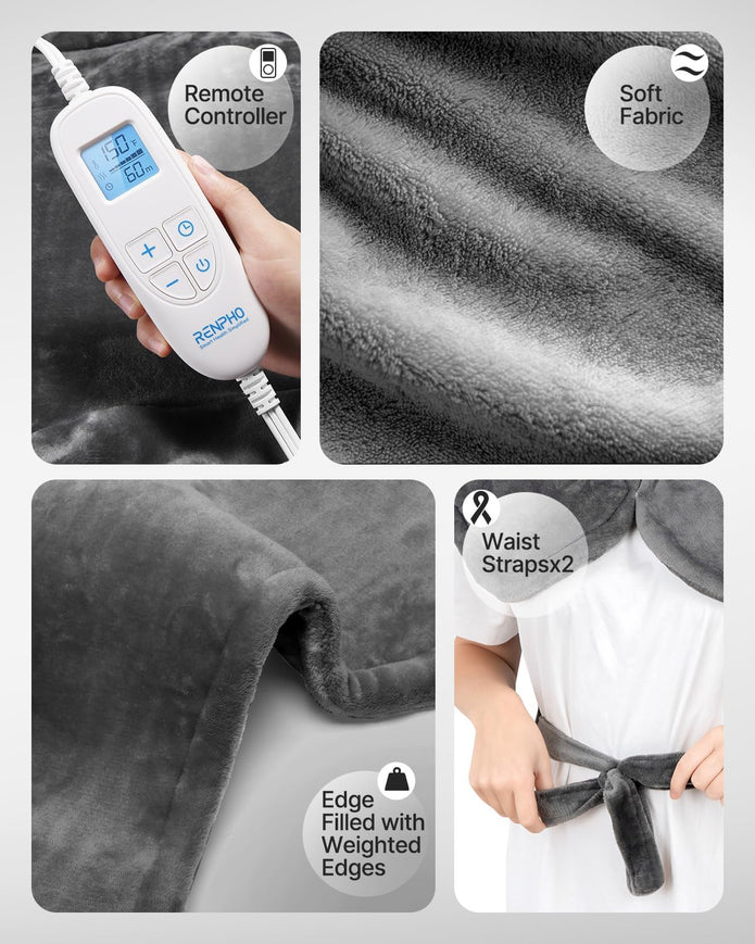 RENPHO Heating Pad for Neck Shoulder and Back - RHAP61/ Coral
