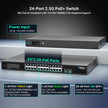 USED/LIKE NEW 26 Port 2.5Gb Unmanaged PoE Switch with 2.5G Base-T PoE Ports -AP-S25-2400