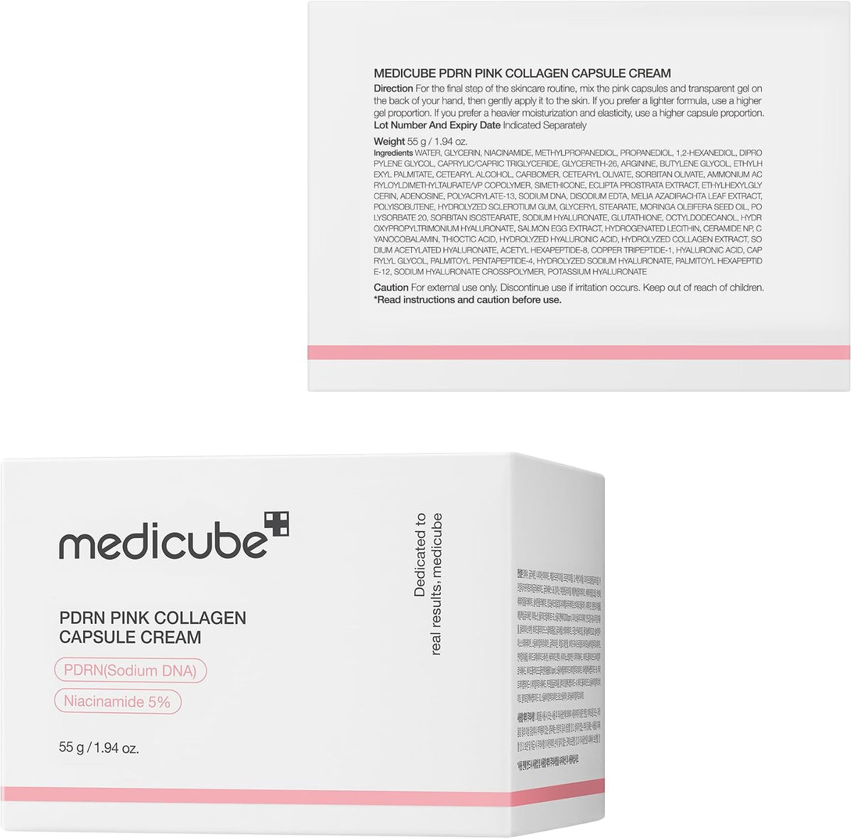 Medicube PDRN PINK COLLAGEN CAPSULE CREAM 55g
