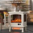 OPEN BOX TURBRO Suburbs 20 in. Electric Fireplace Infrared Heater TS20-SD