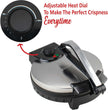 OPEN BOX Brentwood TS-127 Stainless Steel Non-Stick Electric Tortilla Maker, 8 inch, Silver