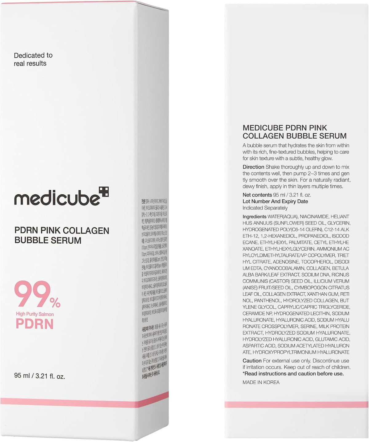 Medicube PDRN Pink Collagen Bubble Serum 95ml