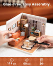 Rolife DIY Miniature Plastic House Building Set Cozy Living Lounge (DW007)