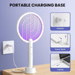 LiBa Electric Fly Swatter, 4000V 2-in-1 Mosquito Killer Lamp, USB Rechargeable with 5-Layer